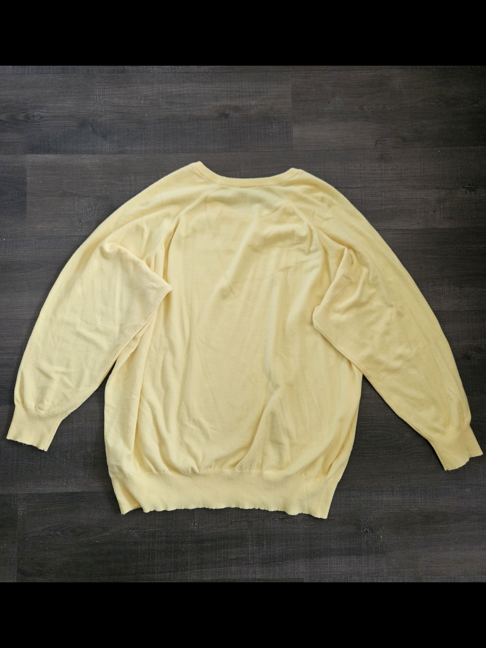 Torrid Pastel Yellow Pullover Sweater Raglan Crewneck Plus Size 5 5X 18518402 - Picture 2 of 7
